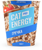 Большая синяя упаковка корма Cat Energy со вкусом гречки